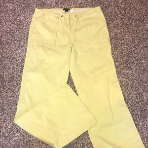 J. CREW green pants